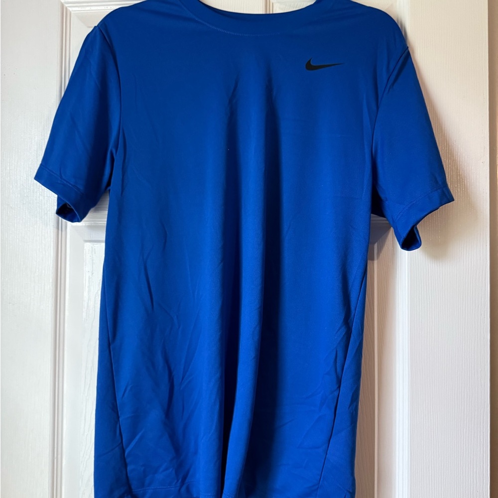 Nike Men's Dri fit Royal Blue Short Sleeve Tee